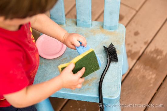 5 Awesome Sandbox Kids Activities - cooking and cleaning